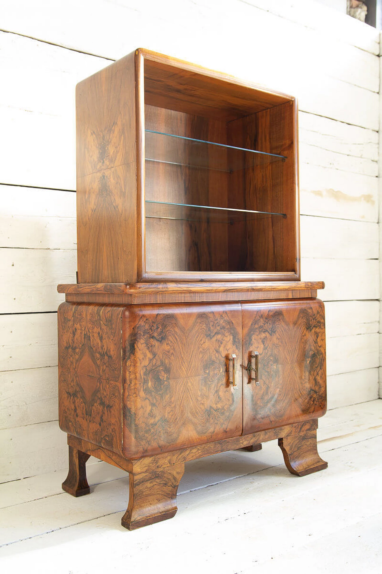 Art Deco cabinet in olive burl, Ulrich style, 1930s 1206367