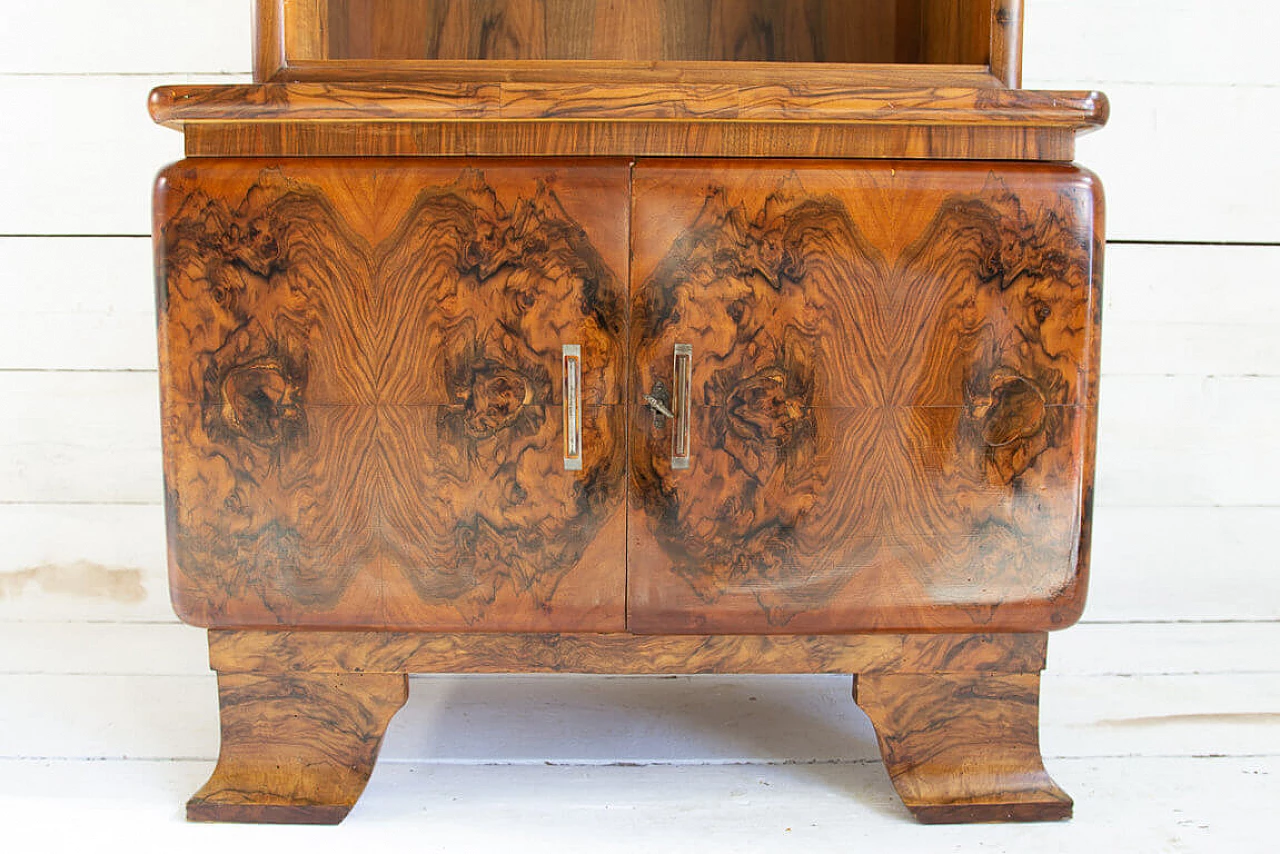 Art Deco cabinet in olive burl, Ulrich style, 1930s 1206368