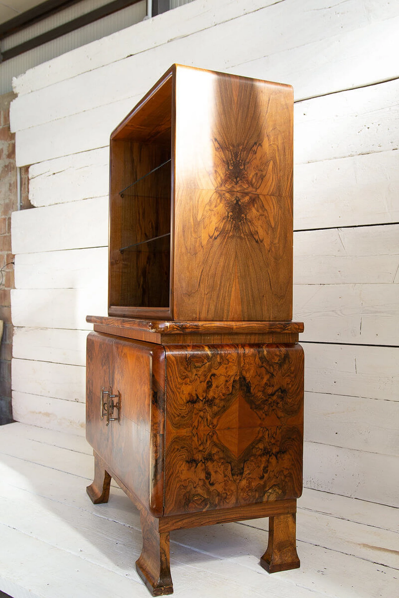 Art Deco cabinet in olive burl, Ulrich style, 1930s 1206372