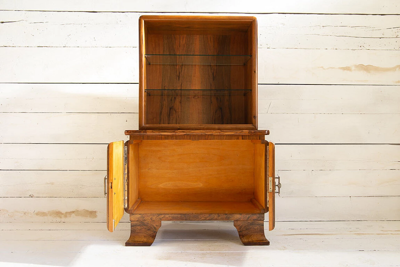 Art Deco cabinet in olive burl, Ulrich style, 1930s 1206374