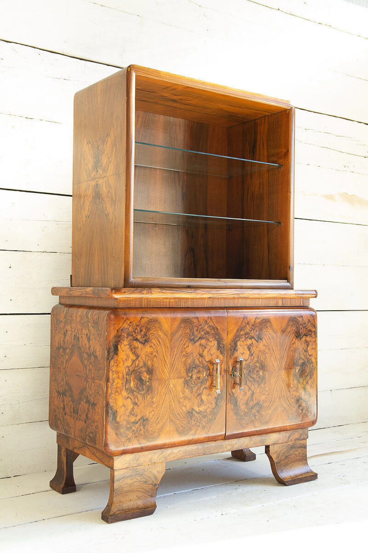 Art Deco cabinet in olive burl, Ulrich style, 1930s 1206376