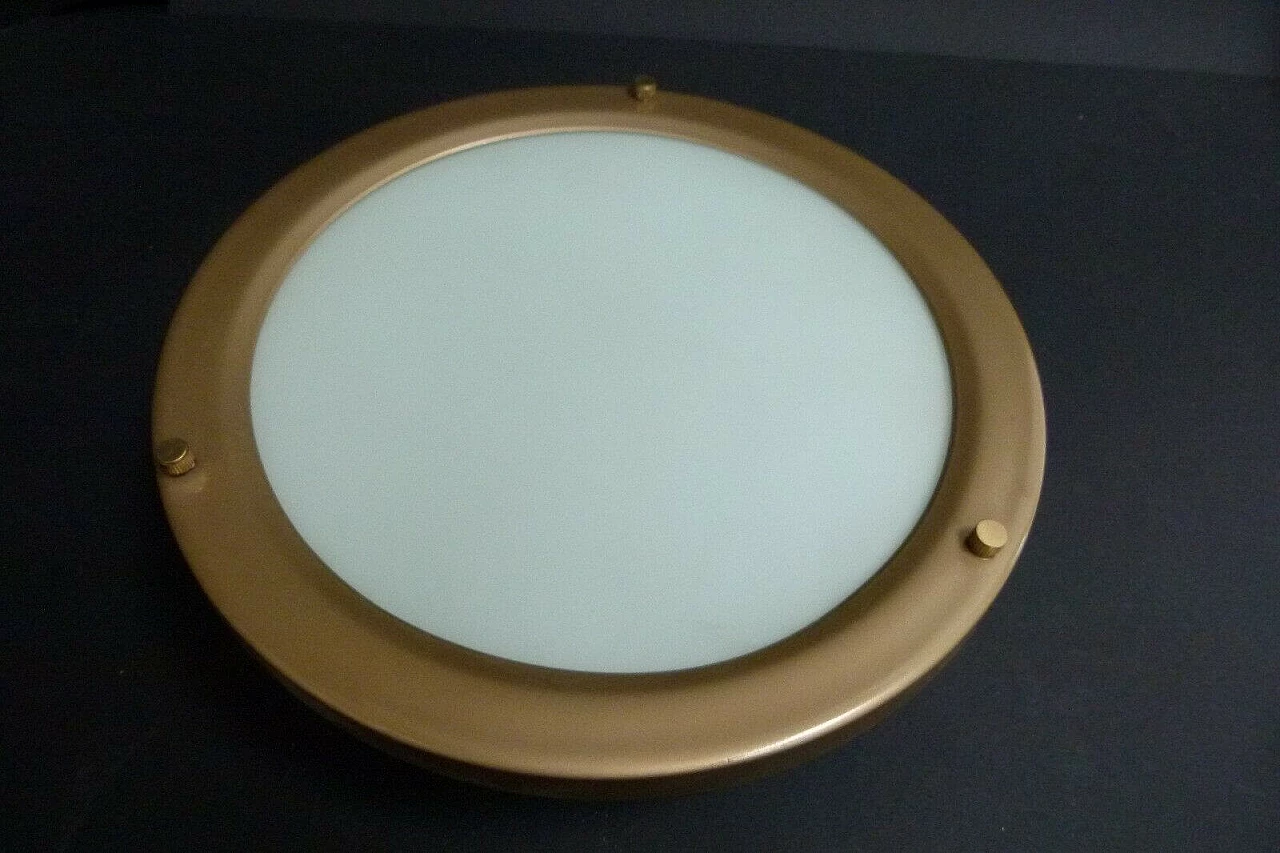 Glass ceiling lamp, 50s 1206581