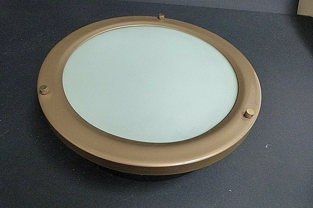 Glass ceiling lamp, 50s 1206583