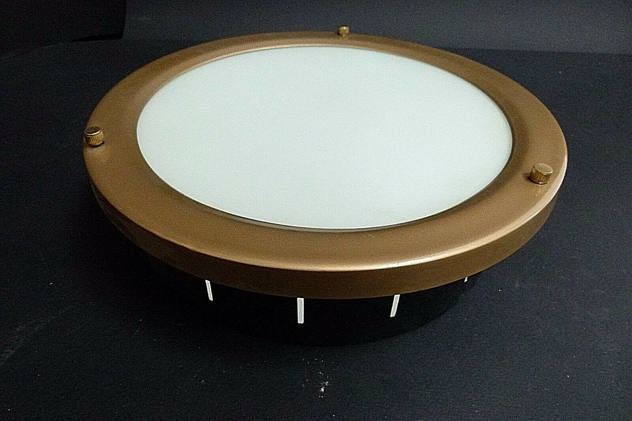 Glass ceiling lamp, 50s 1206585