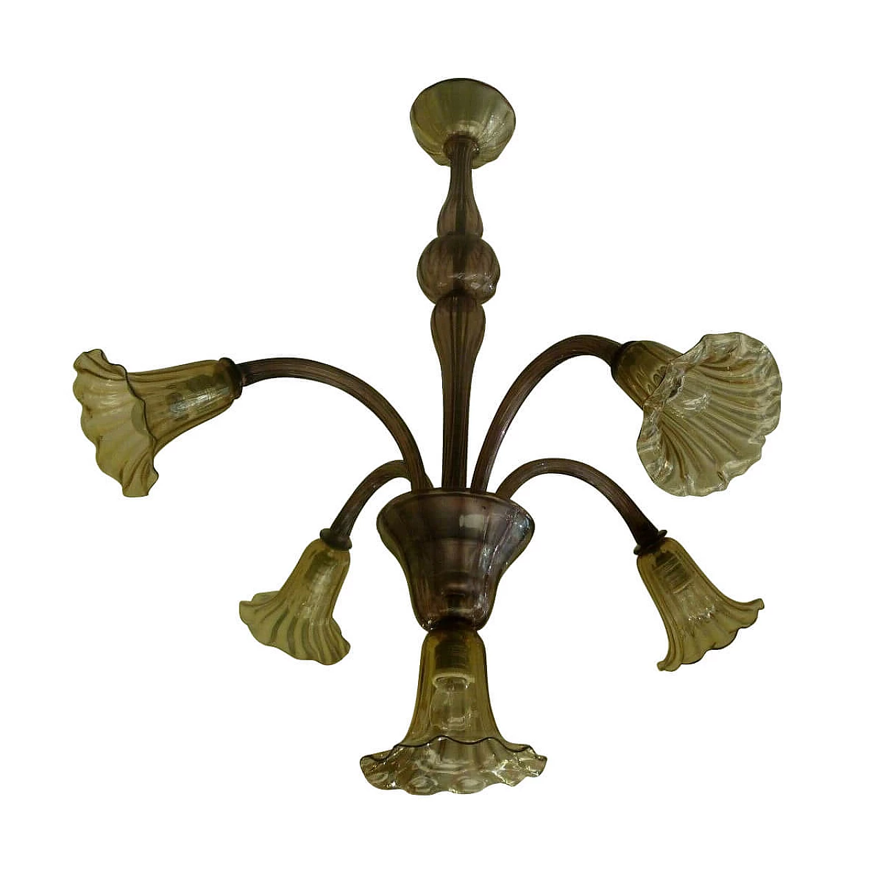 Glass chandelier by Venini, 30s 1206747