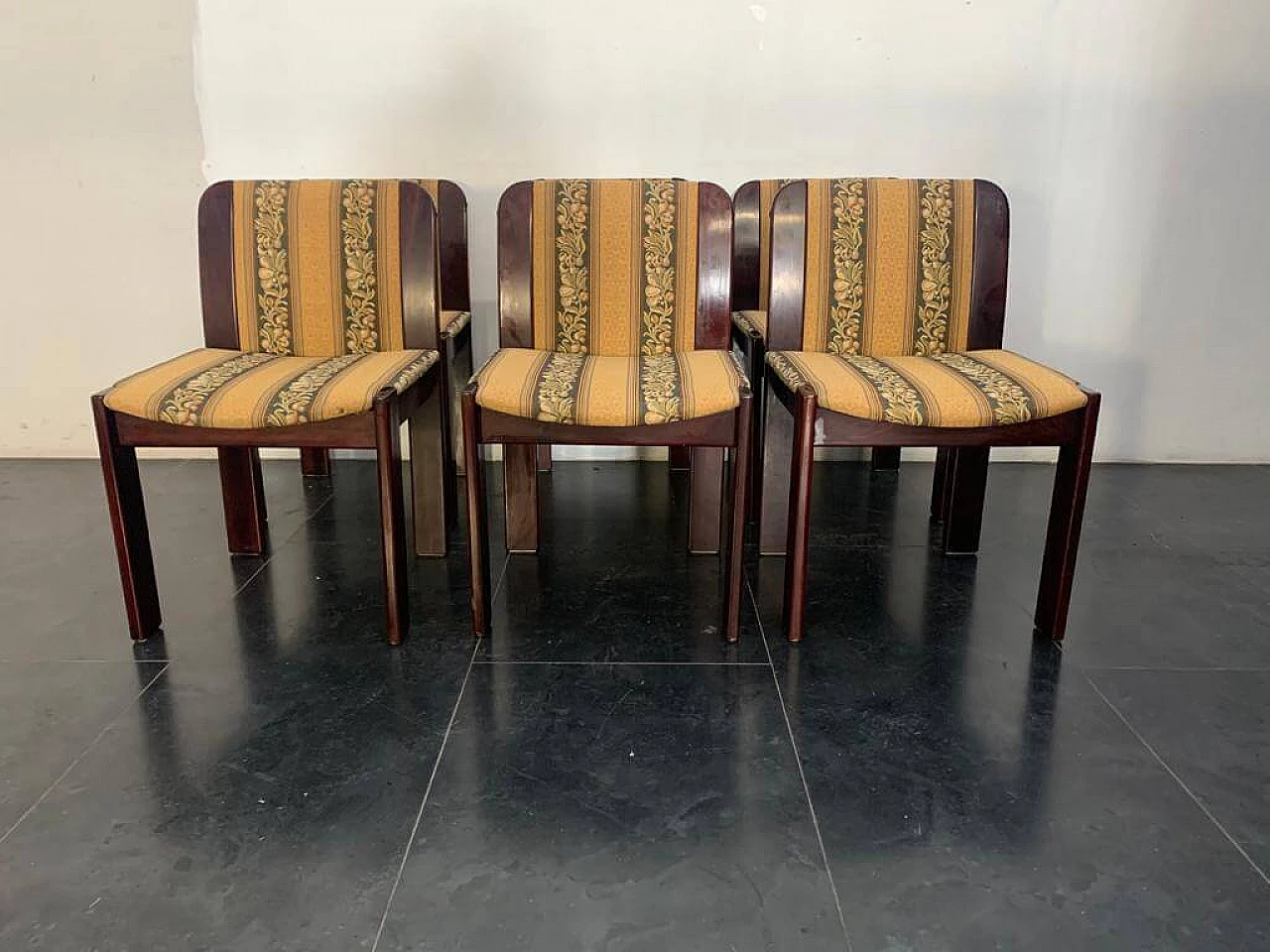 6 Rosewood chairs, 70s 1206897