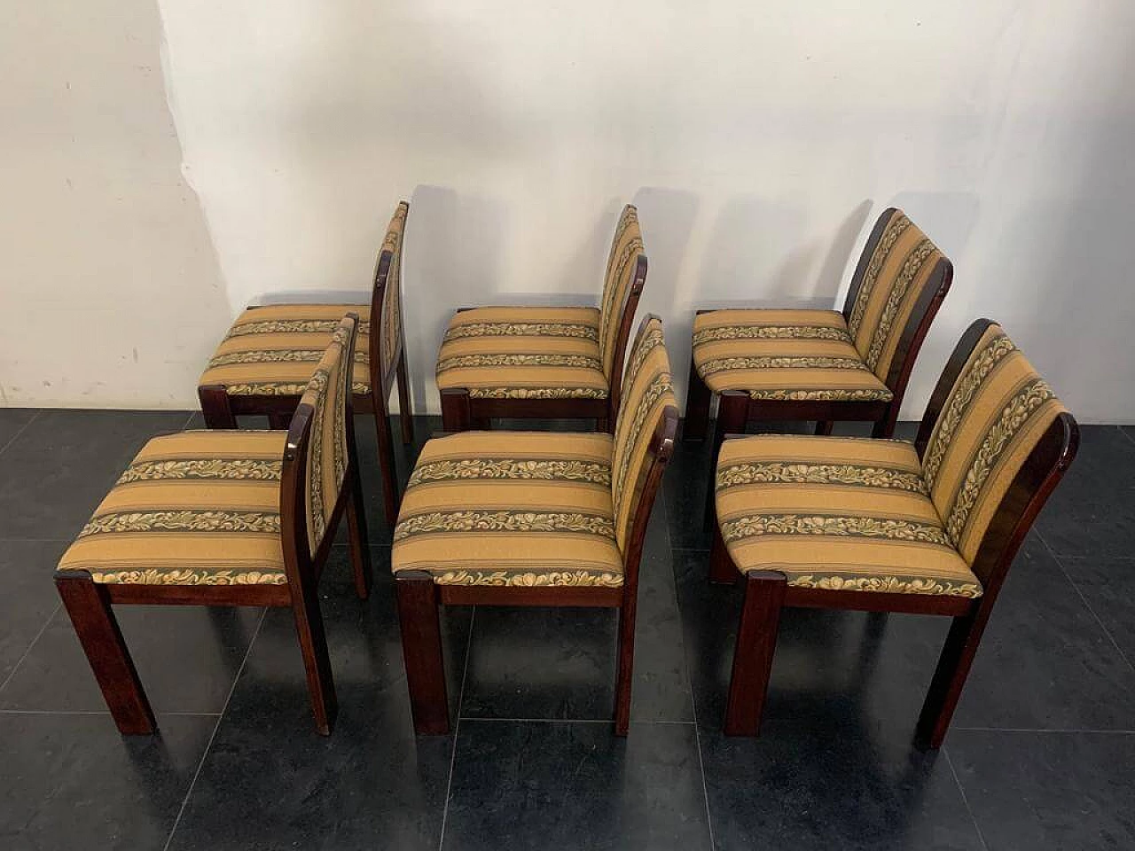 6 Rosewood chairs, 70s 1206900