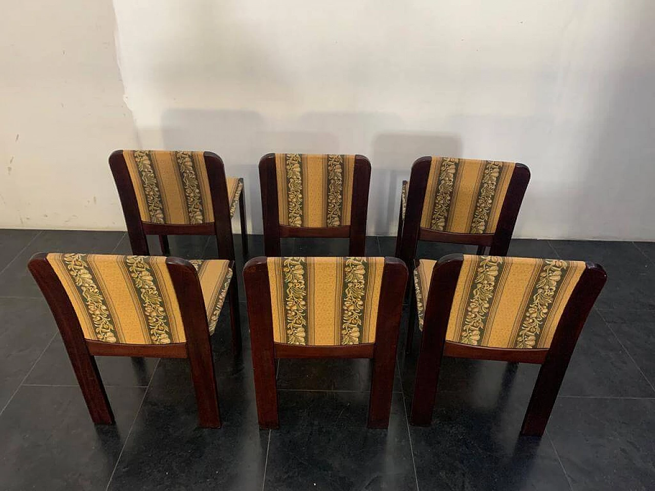 6 Rosewood chairs, 70s 1206901