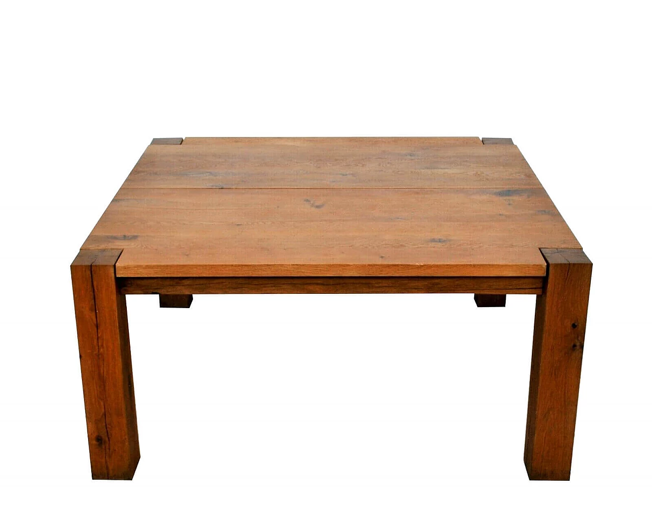 Bigfoot square oak table by Philipp Mainzer for e15, 90s 1207178