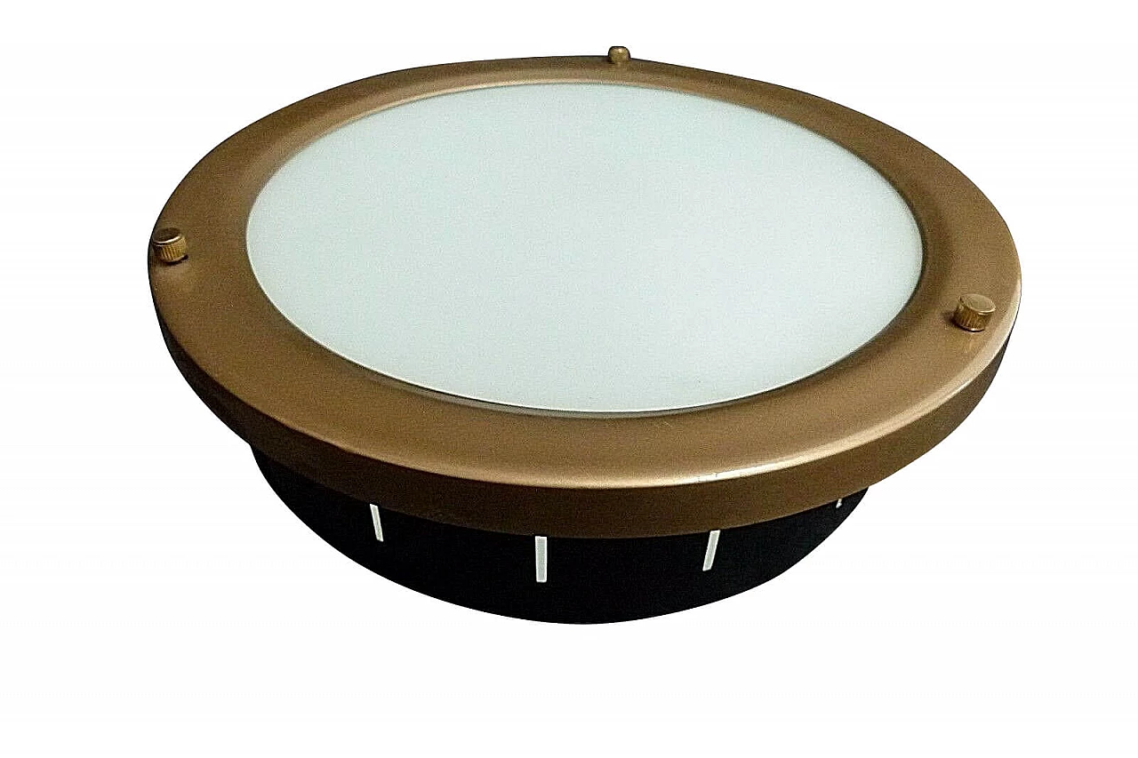 Glass ceiling lamp, 50s 1207191