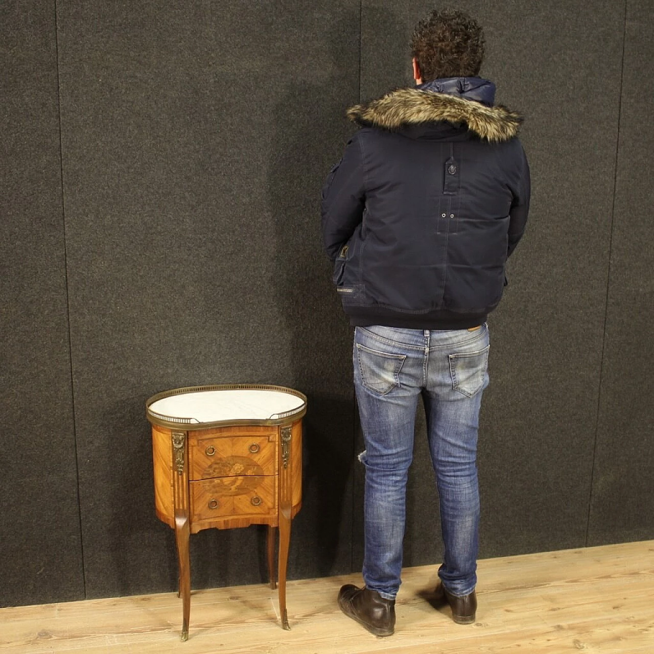 Comodino francese in stile Napoleone III 1207303