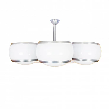 Perspex chandelier with 5 lights by Stilux Milan, 60s