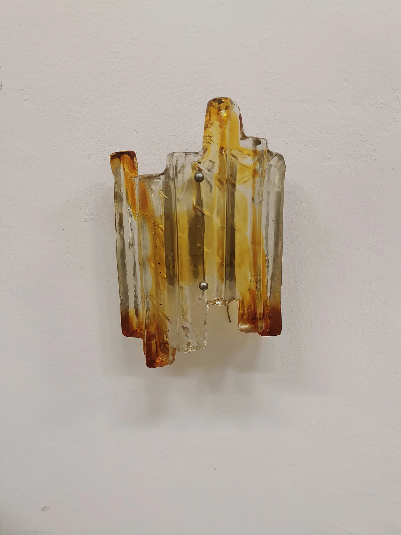 Murano glass wall lamp by Mazzega, 1960s 1207687