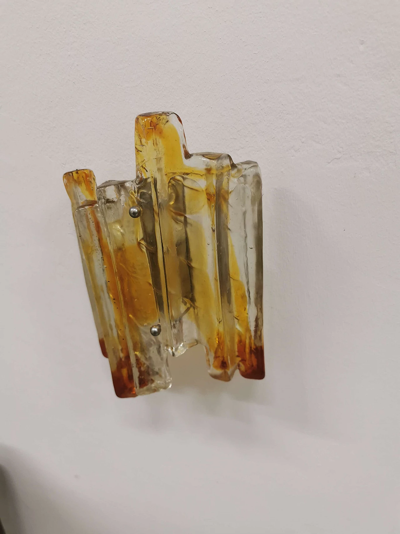Murano glass wall lamp by Mazzega, 1960s 1207690