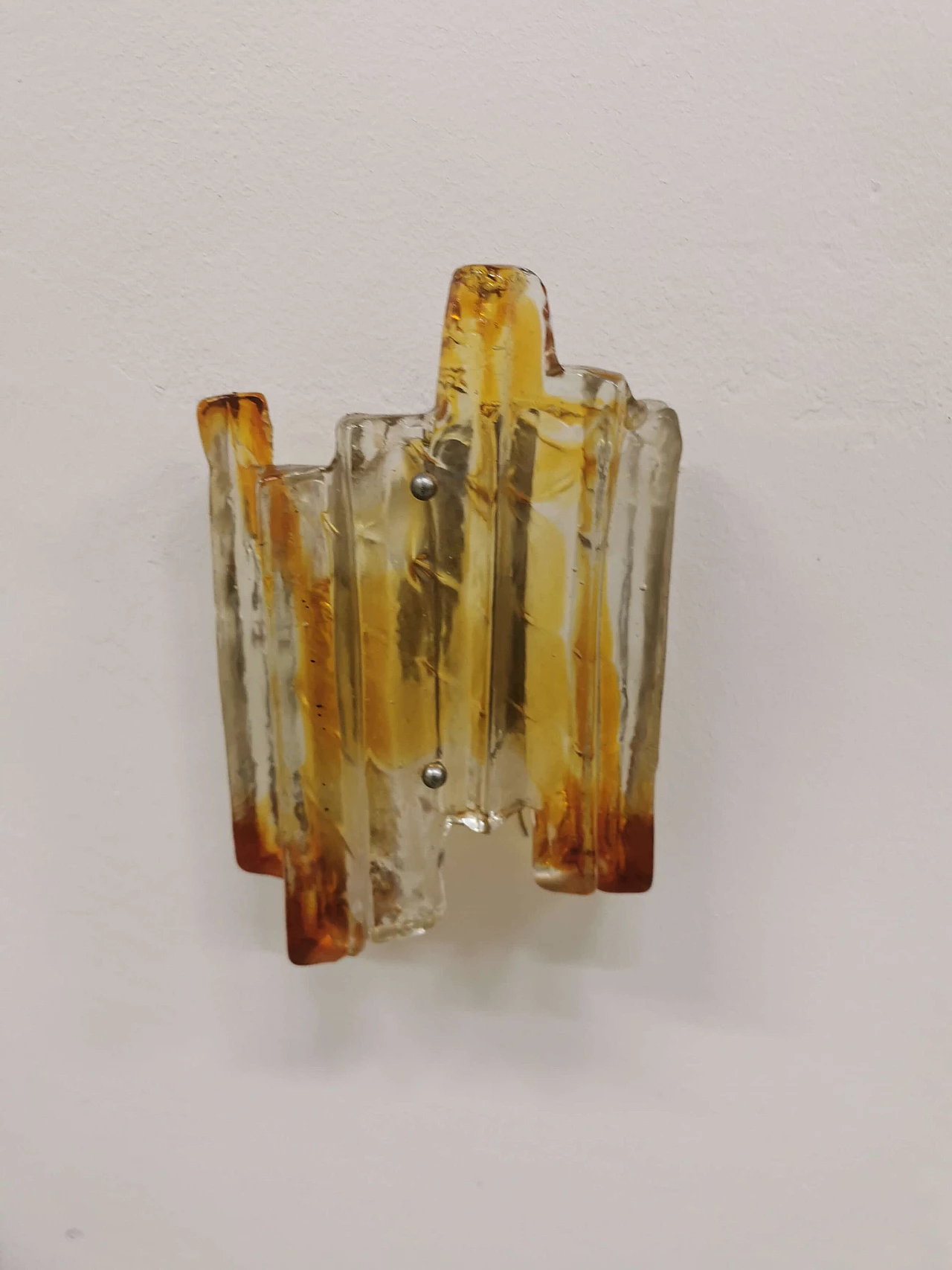 Murano glass wall lamp by Mazzega, 1960s 1207691