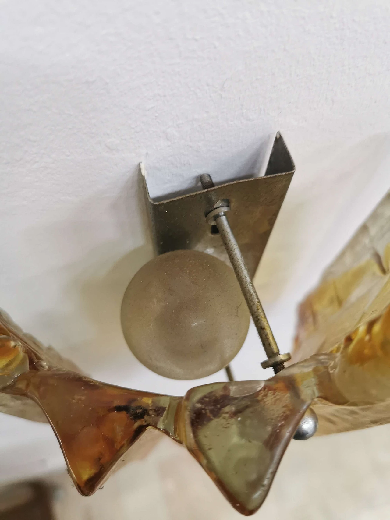 Murano glass wall lamp by Mazzega, 1960s 1207700