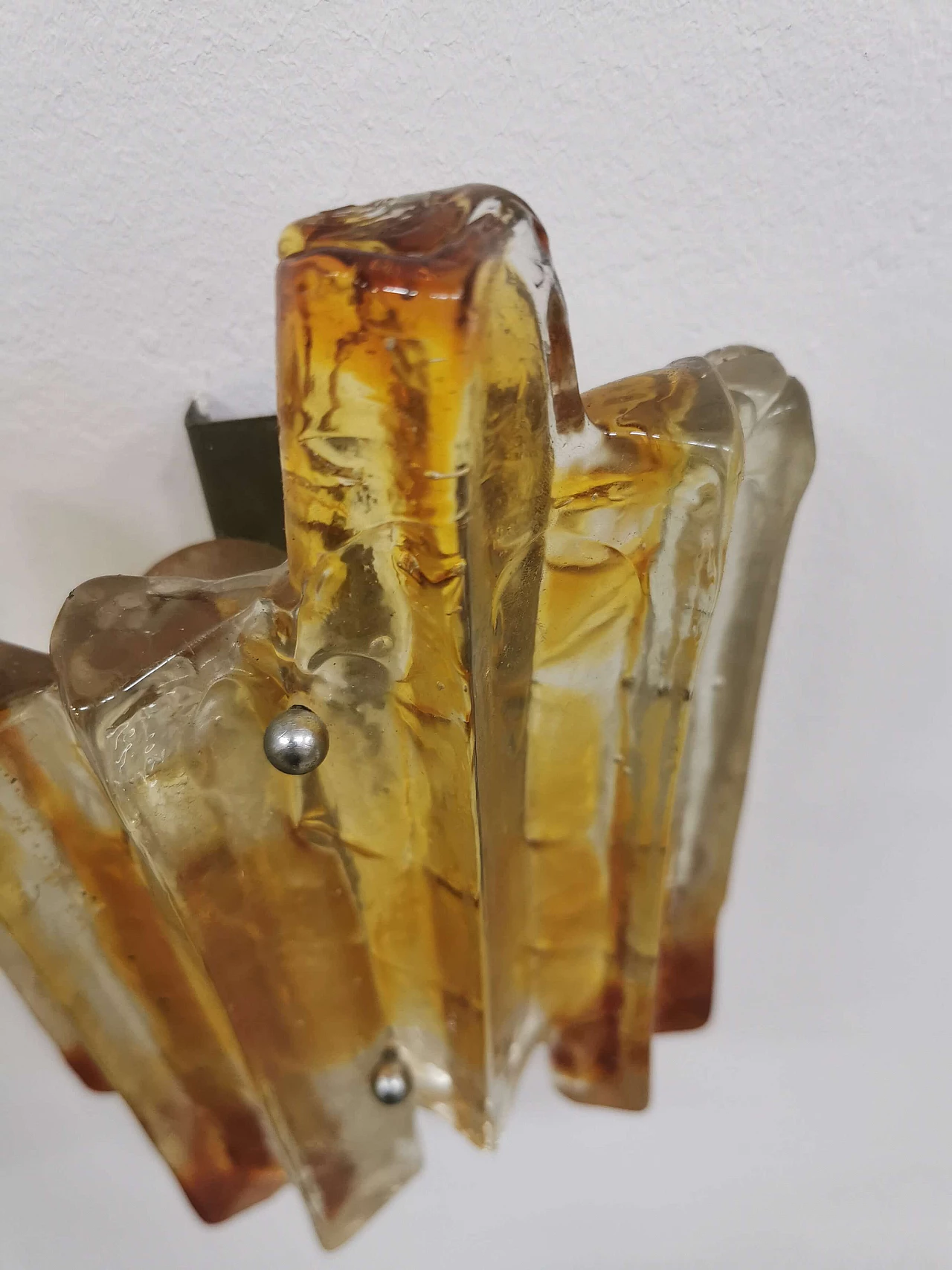Murano glass wall lamp by Mazzega, 1960s 1207701