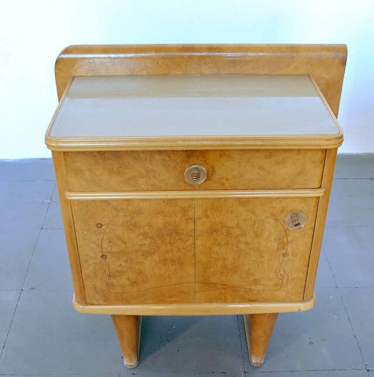 Pair of Art Deco nightstands, 40s 1208060