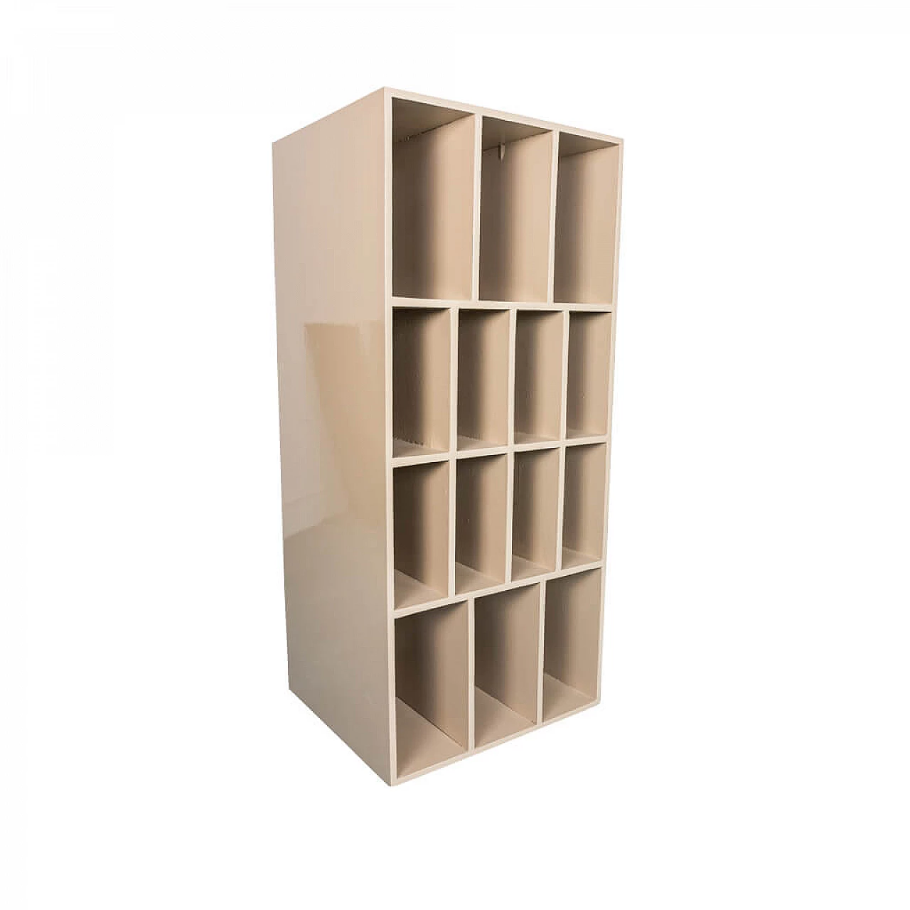 White wood cabinet bookcase, 70s 1208186