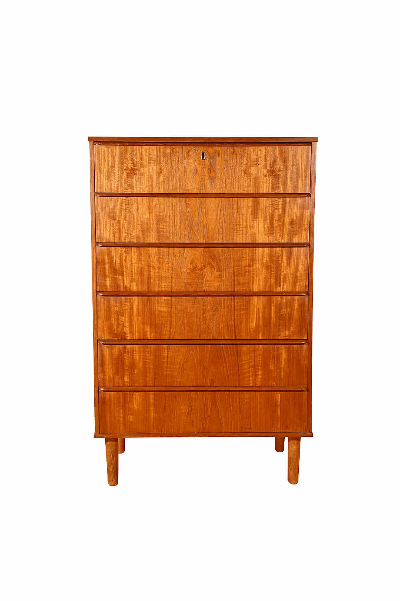 Scandinavian style chest of drawers in teak, 50s 1208206