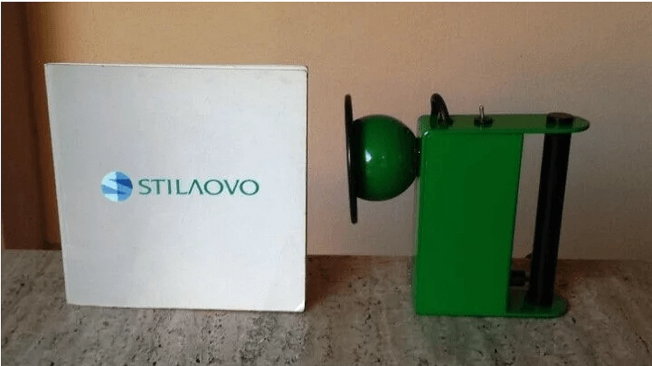 Lampada da tavolo Minibox di Gae Aulenti e Piero Castiglioni per Stilnovo, anni '60 1208283