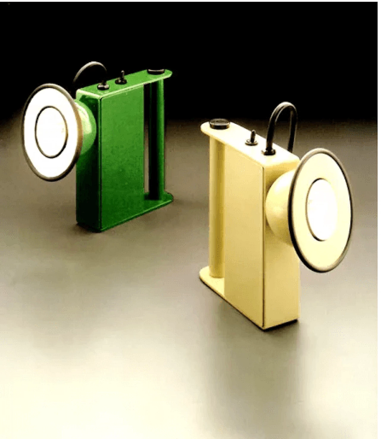 Table lamp Minibox by Gae Aulenti and Piero Castiglioni for Stilnovo, 60s 1208284