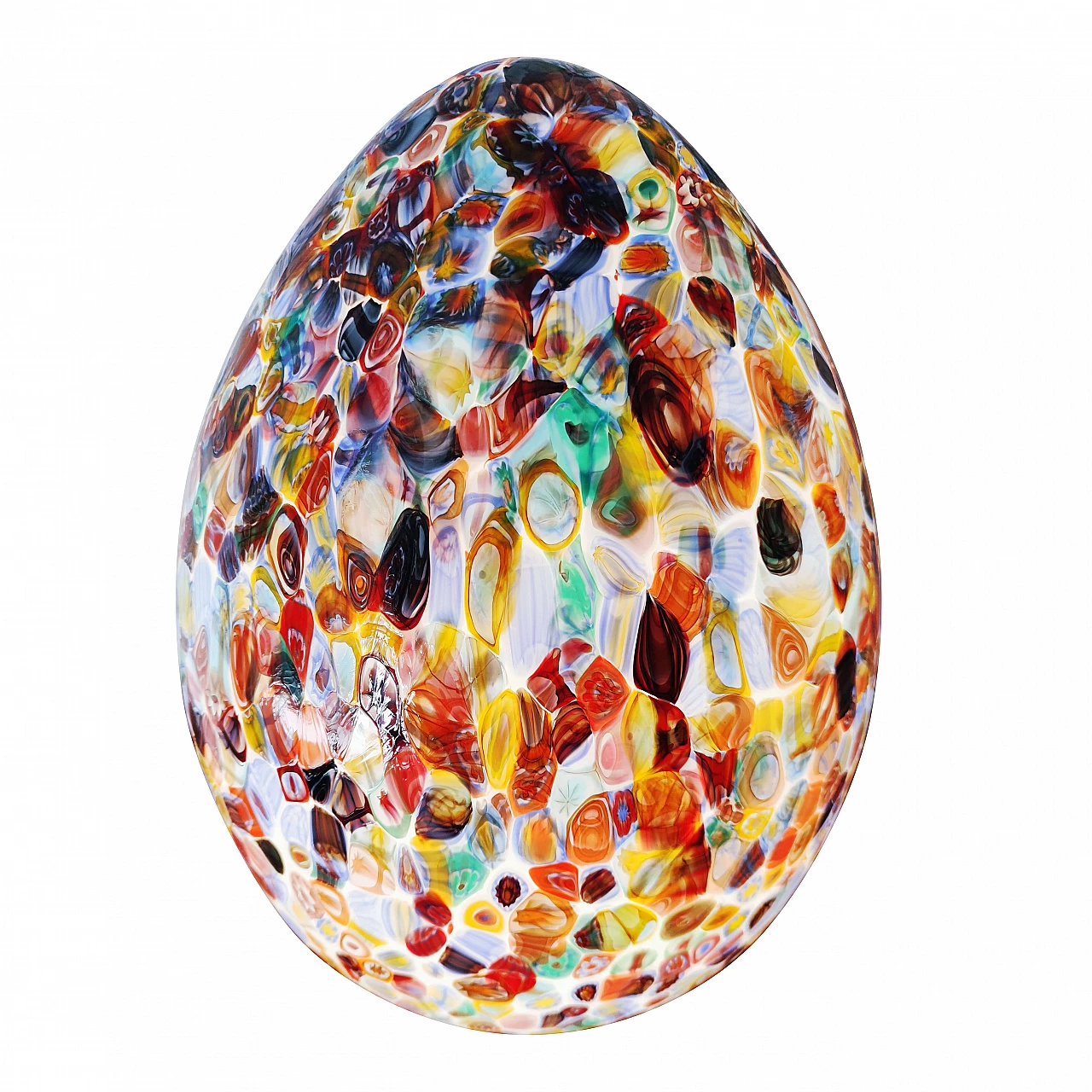 Lampada da tavolo a Uovo in vetro di Murano, anni '80 1208490