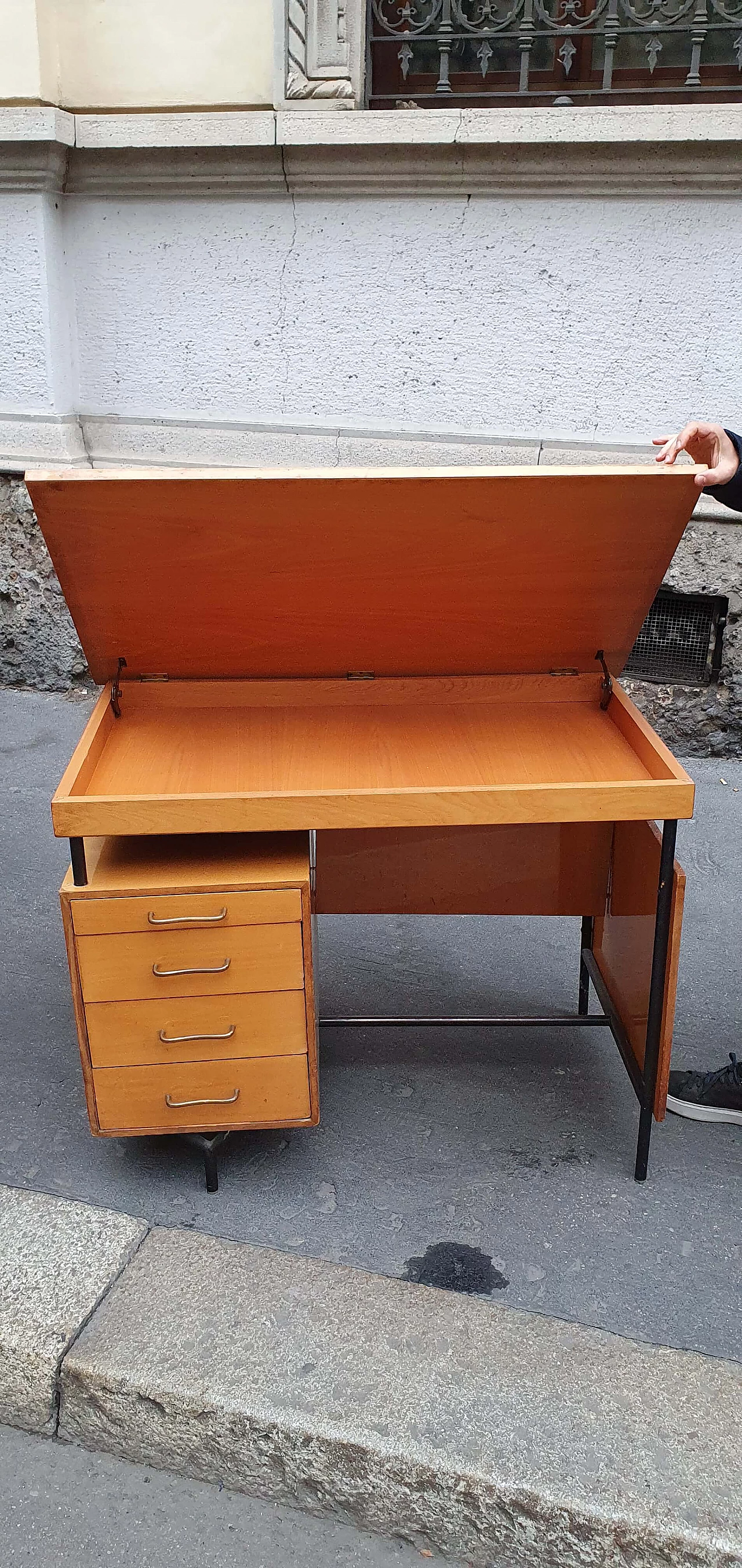 Italian writing desk by Ferretti company, 1950s 1208743