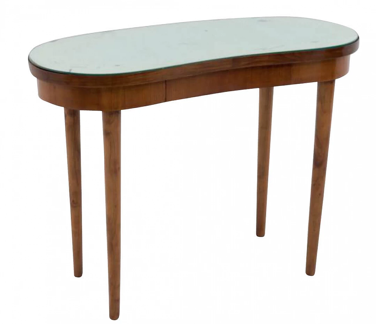 Consolle in legno e vetro a specchio attribuibile a Gio Ponti, anni '50 1208750