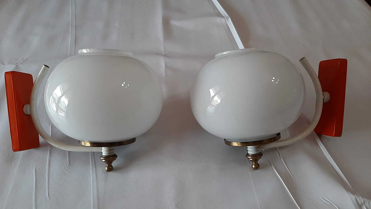 Pair of wall lamps, 60s 1209360
