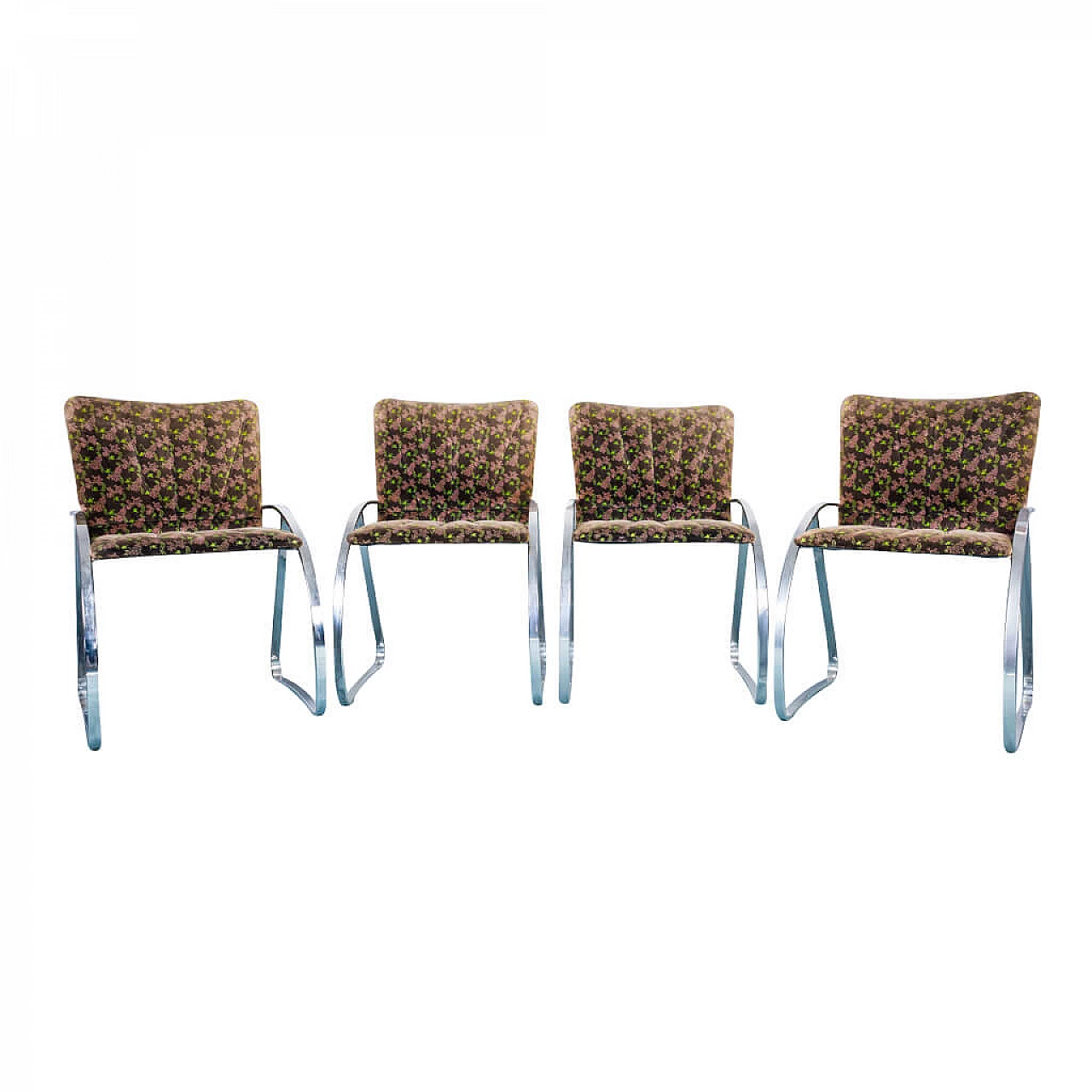 4 Chairs attributed to Renato Zevi, 1970s 1209423