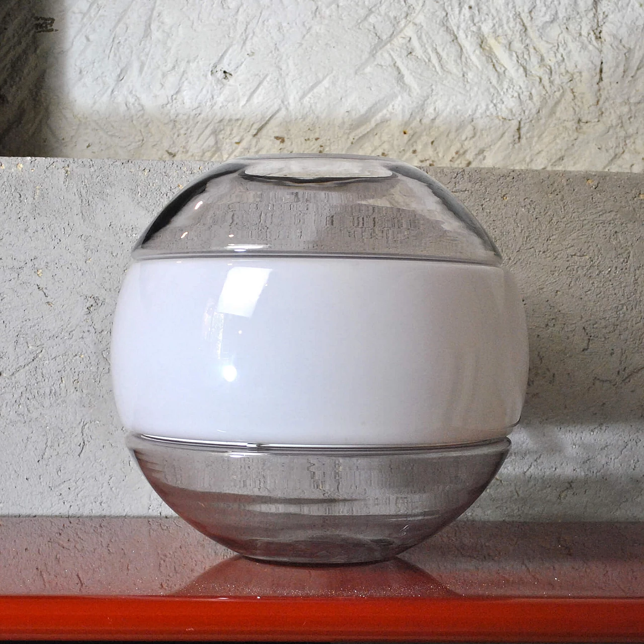 Lampada vaso in vetro di Murano di Mazzega, anni '60 1209526
