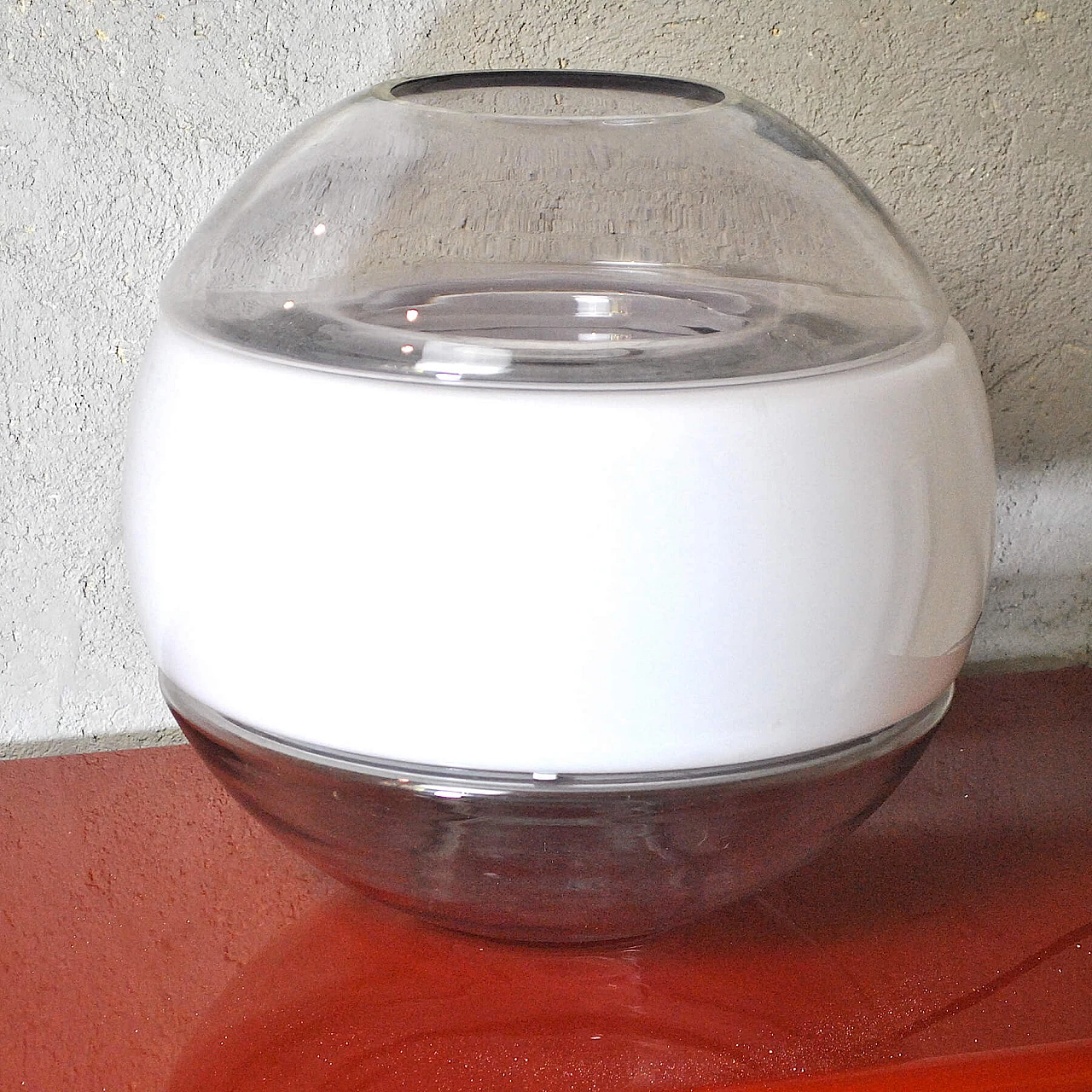 Vase lamp in Murano glass by Mazzega, 60s 1209530