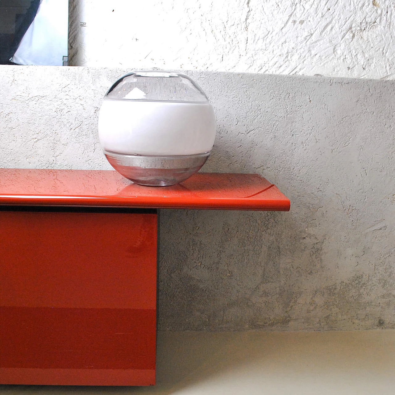 Lampada vaso in vetro di Murano di Mazzega, anni '60 1209532