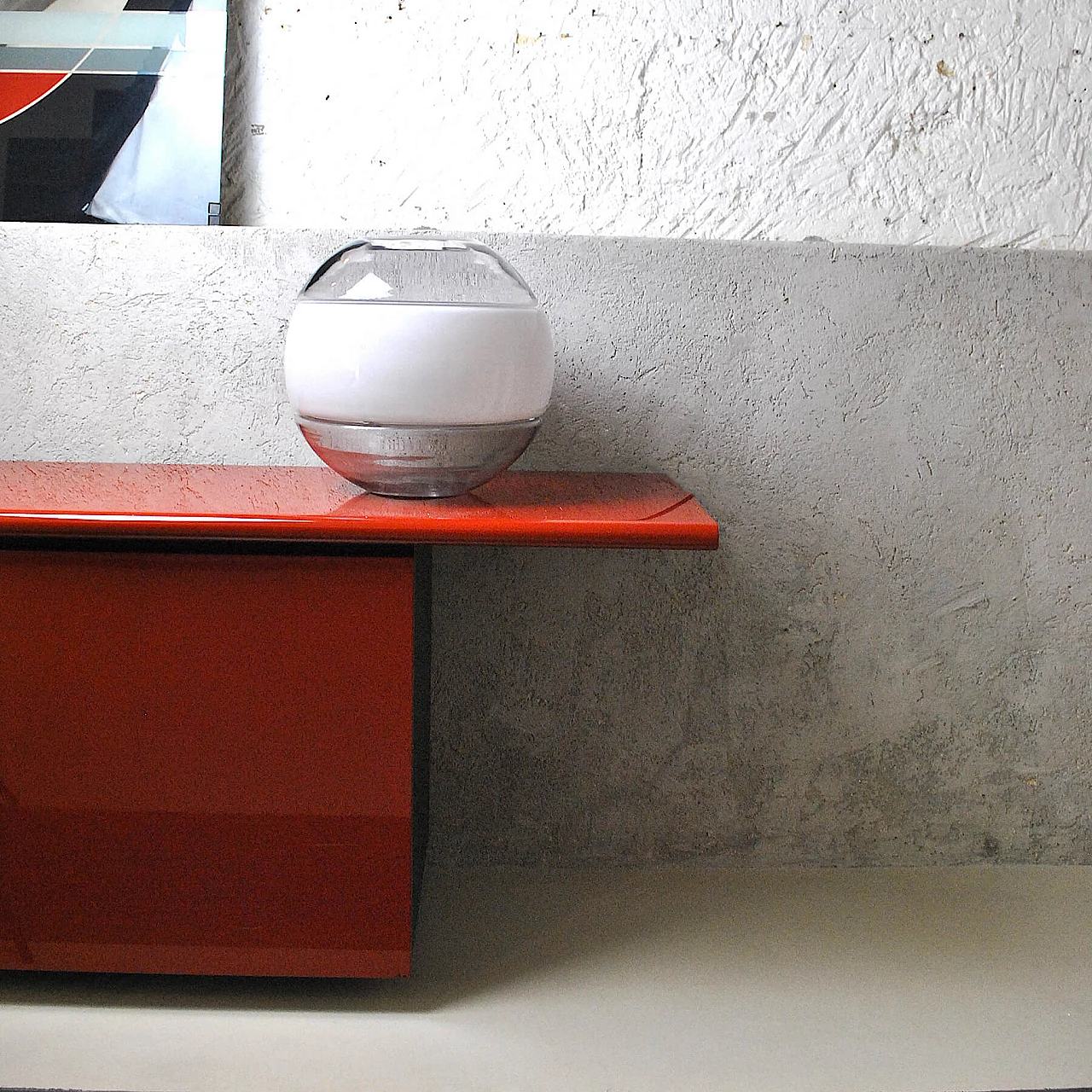 Lampada vaso in vetro di Murano di Mazzega, anni '60 1209533