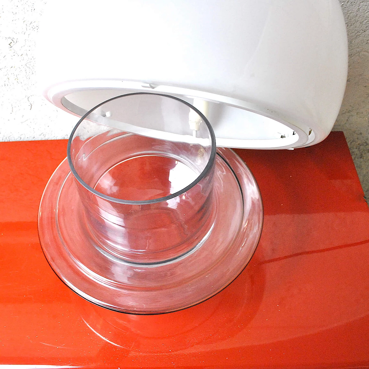 Lampada vaso in vetro di Murano di Mazzega, anni '60 1209534