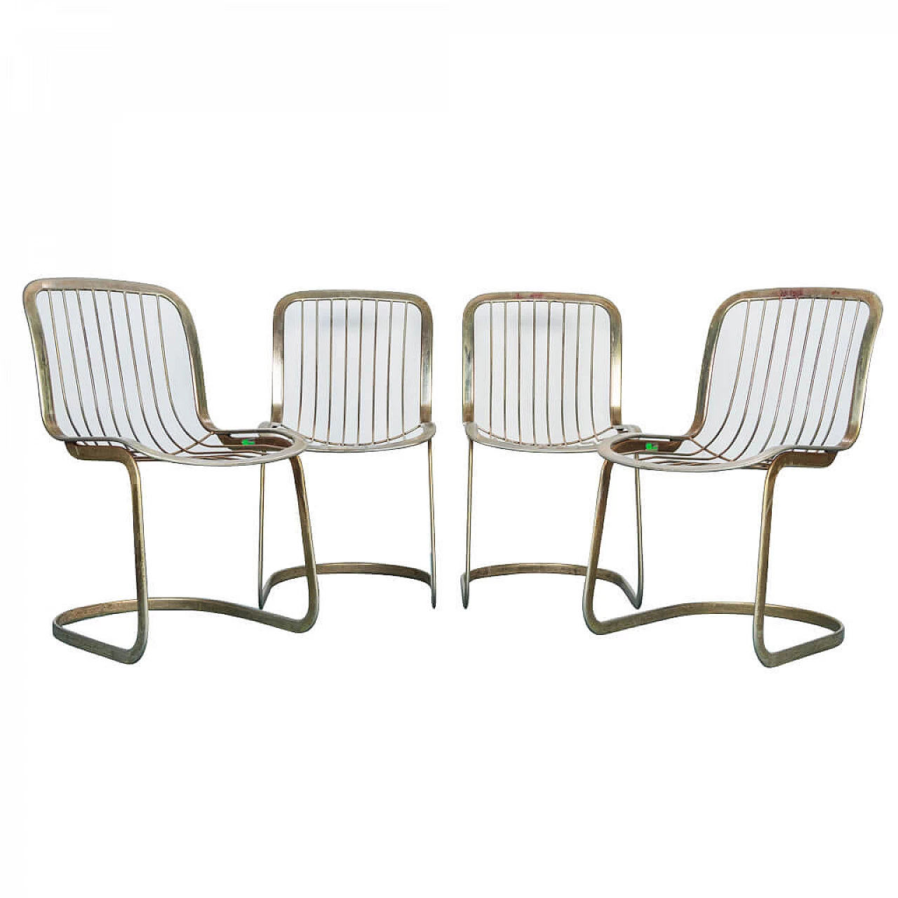 4 Metal chairs by Gastone Rinaldi for Cidue, '70s 1209994