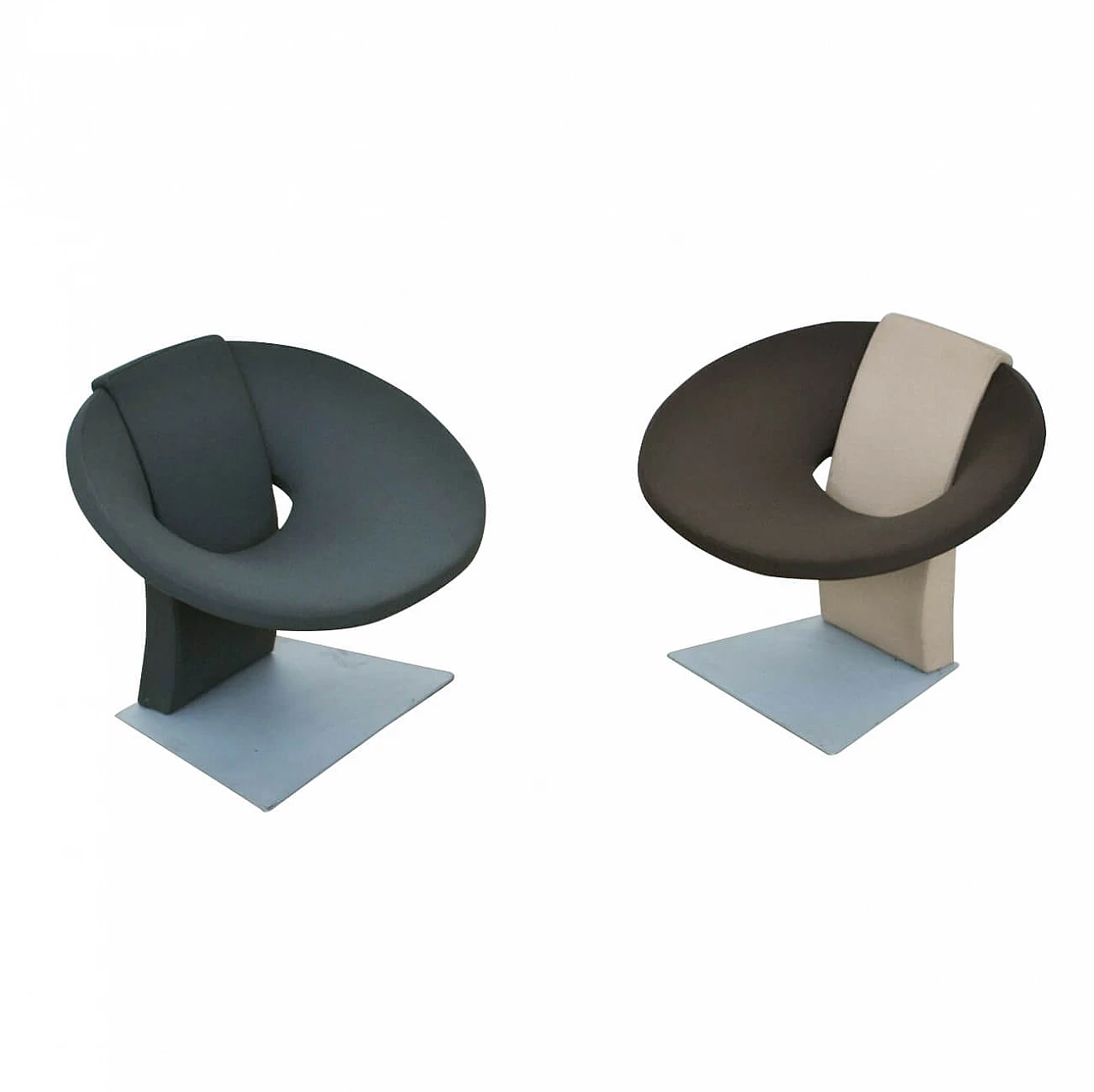 Pair of prototypes of futuristic armchairs, 2000 1210037