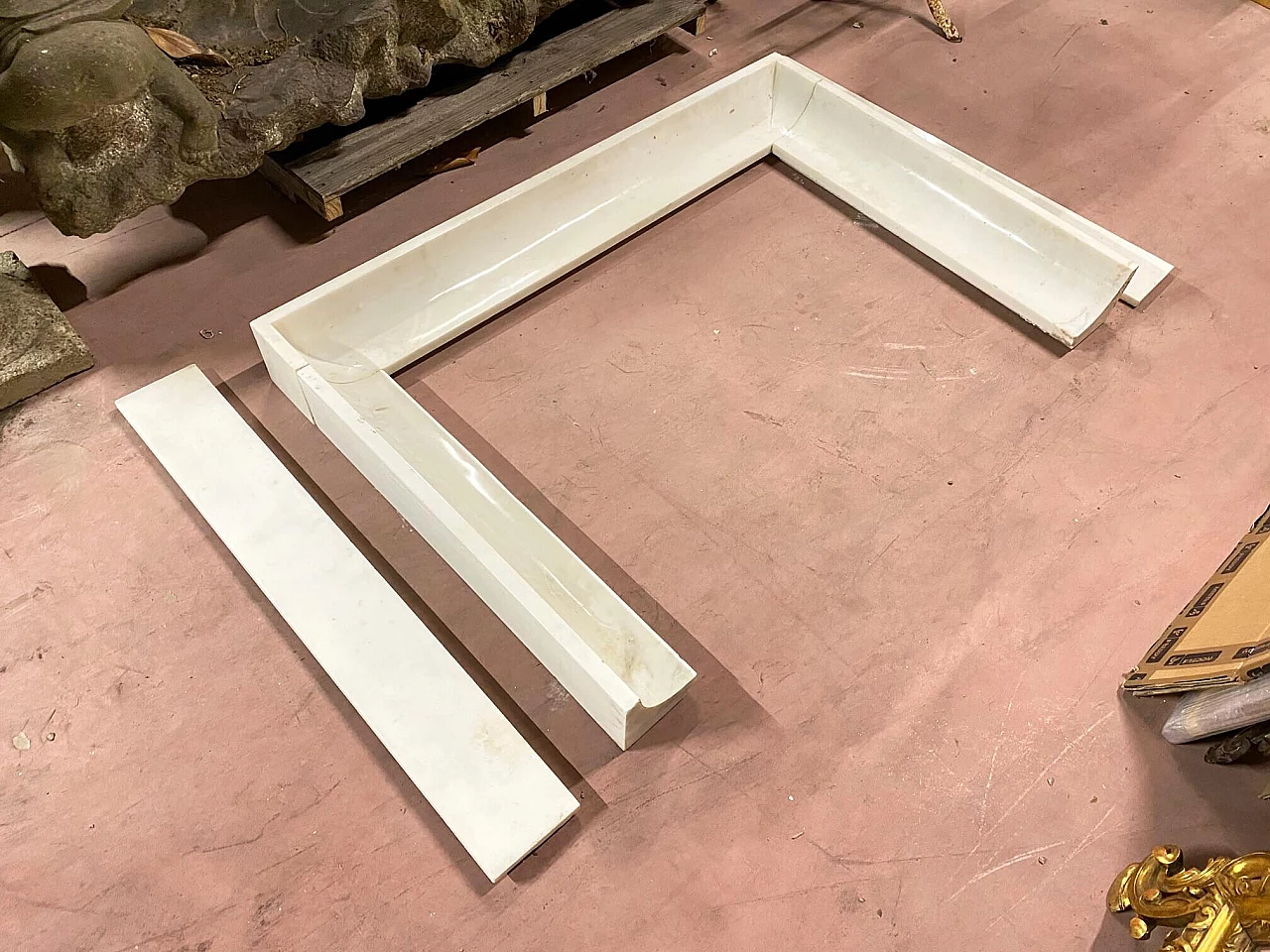 Camino in marmo Art Decò, anni '30 1210134