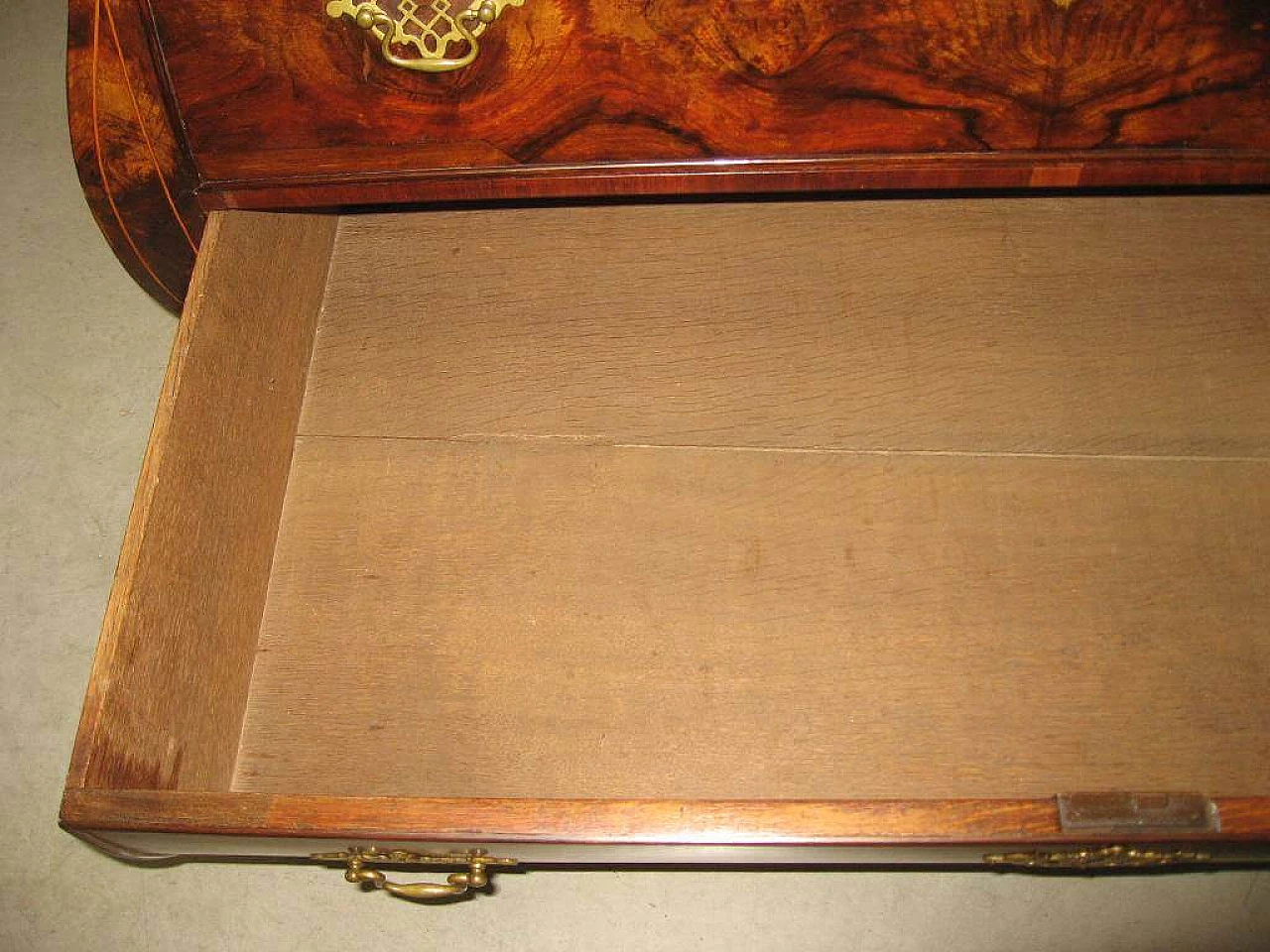 English folding table with riser, early 1800s 1210195