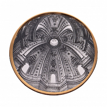 Porcelain plate by Piero Fornasetti, 60s