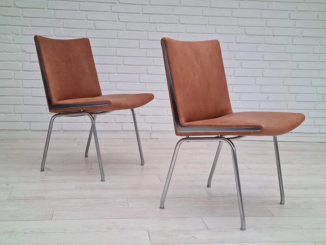 Danish chairs CH401 by H.J. Wegner, 1960s 1211096