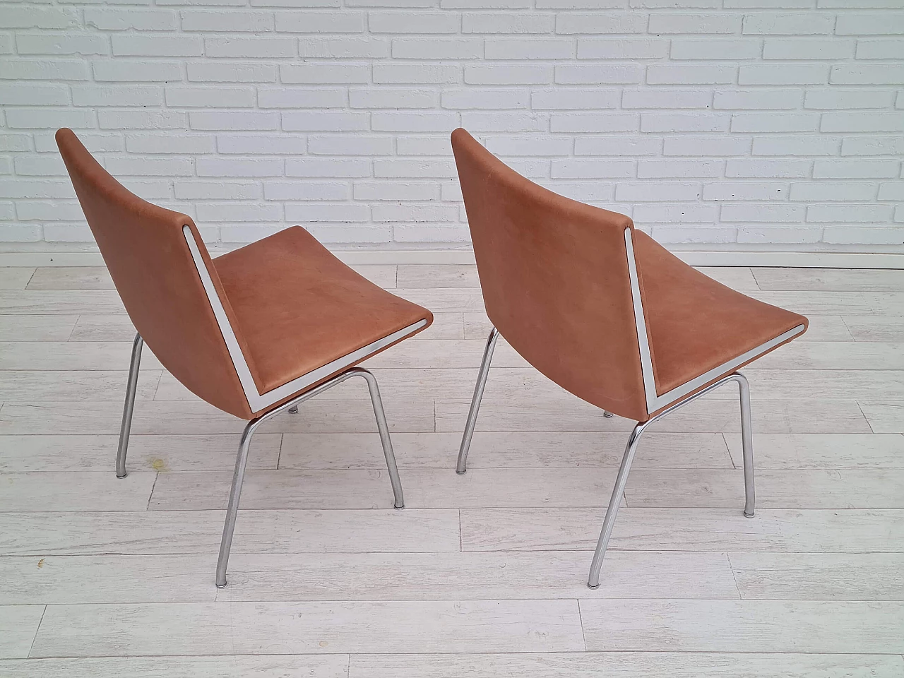 Danish chairs CH401 by H.J. Wegner, 1960s 1211097