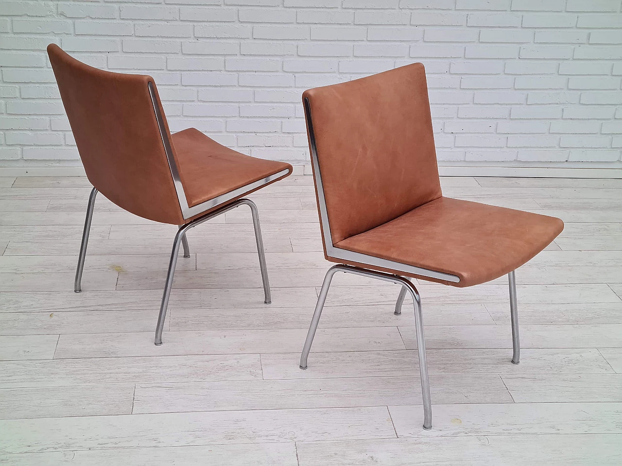 Danish chairs CH401 by H.J. Wegner, 1960s 1211114