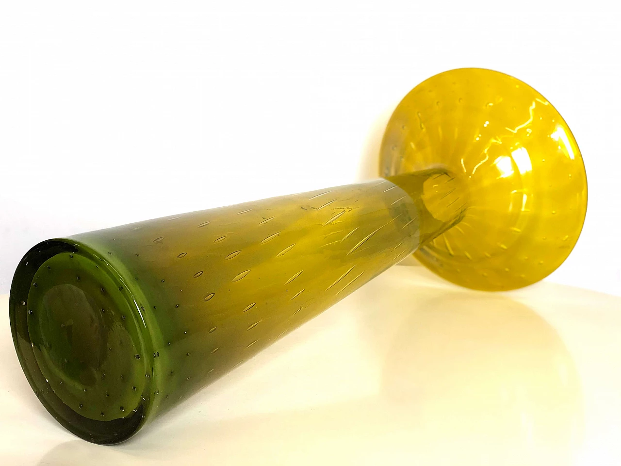 Vaso in vetro di Murano, anni '60 1211147