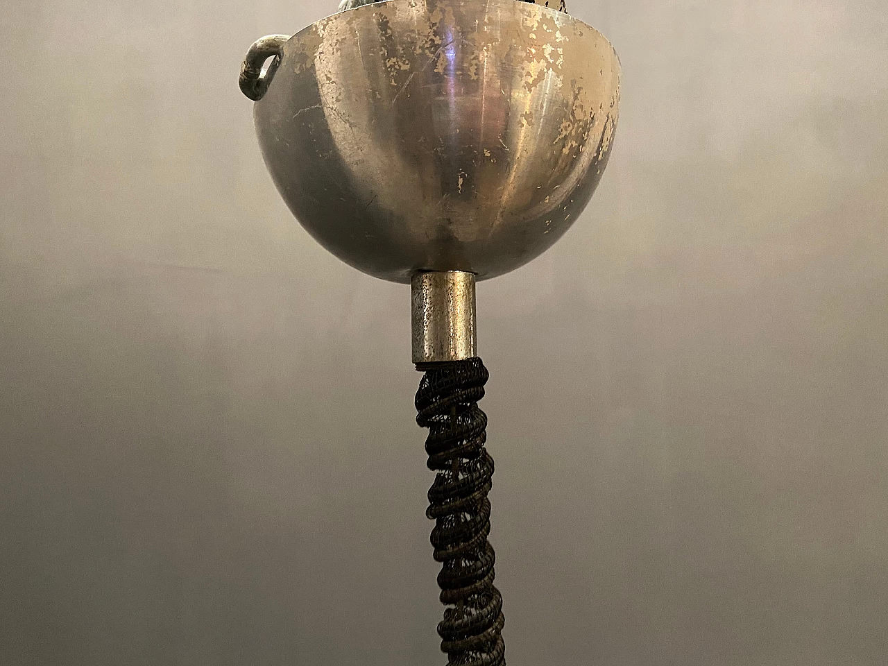 Lampadario Sputnik in vetro, anni '70 1211414