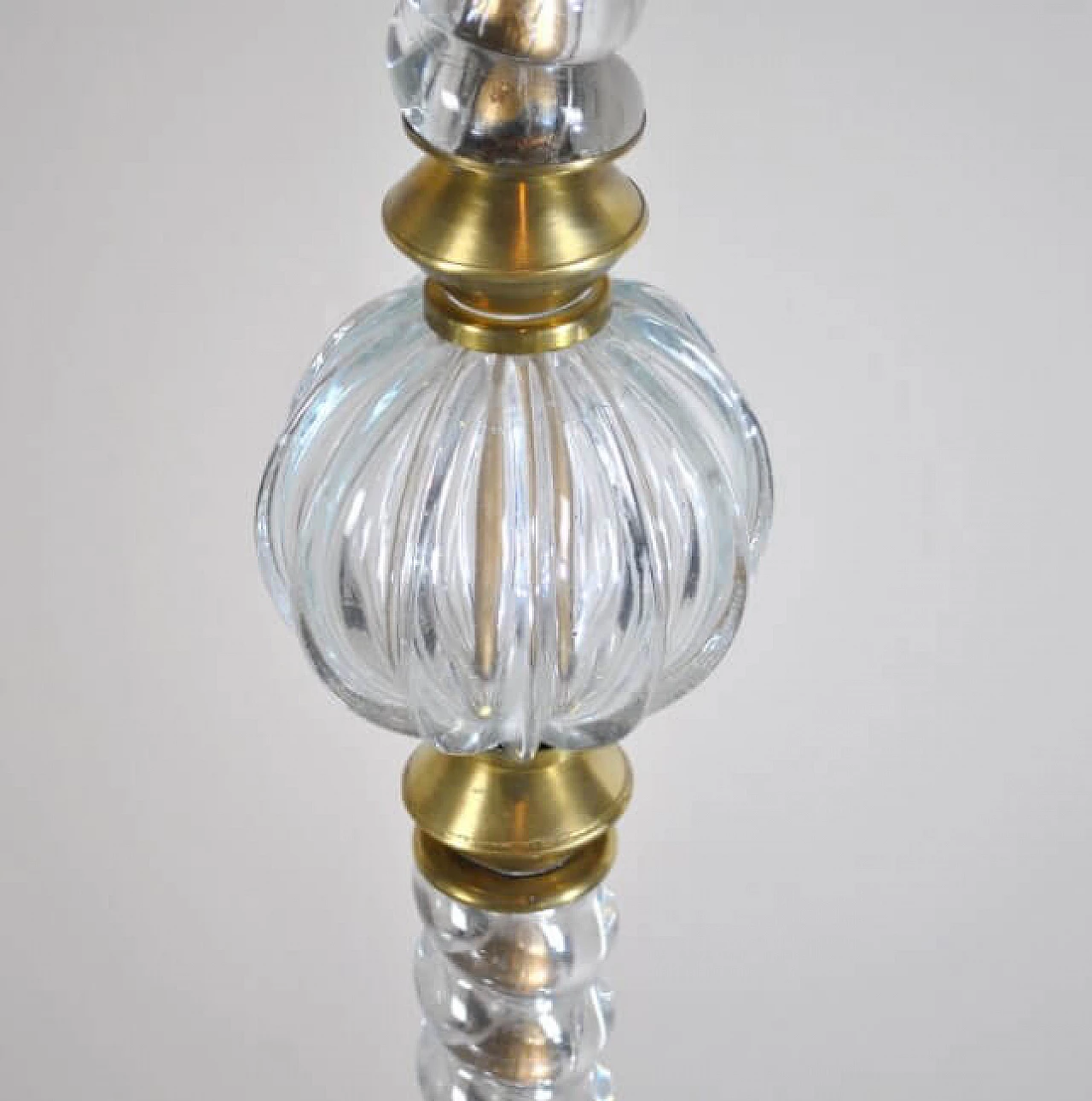 Floor lamp in brass and Murano glass by Barovier & Toso, 40s 1211910