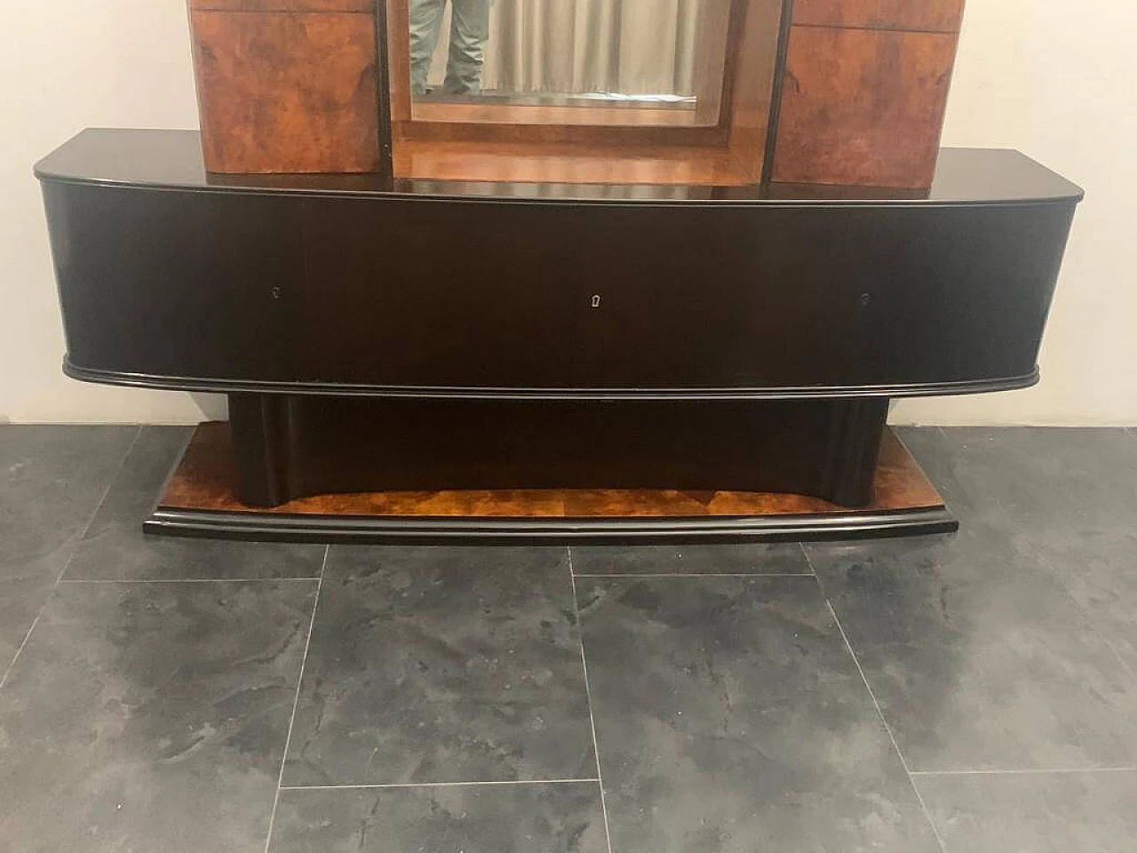 Sideboard in ebony and briarwood, 1930s 1211928