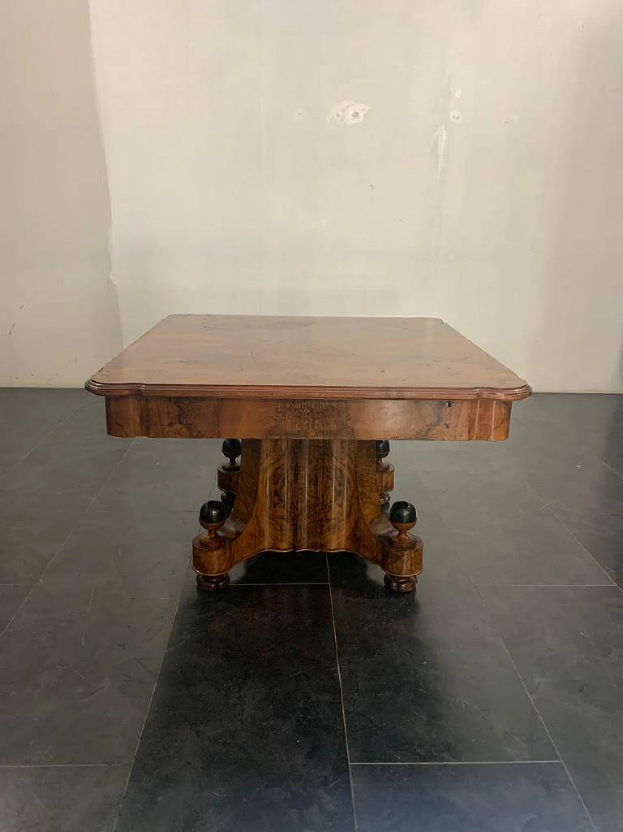 Art Deco carved briar dining table, 1930s 1211980
