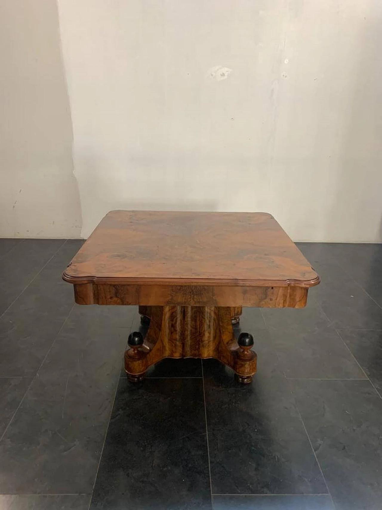 Art Deco carved briar dining table, 1930s 1211981